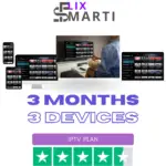 3-Month IPTV Subscription for 3 Devices
