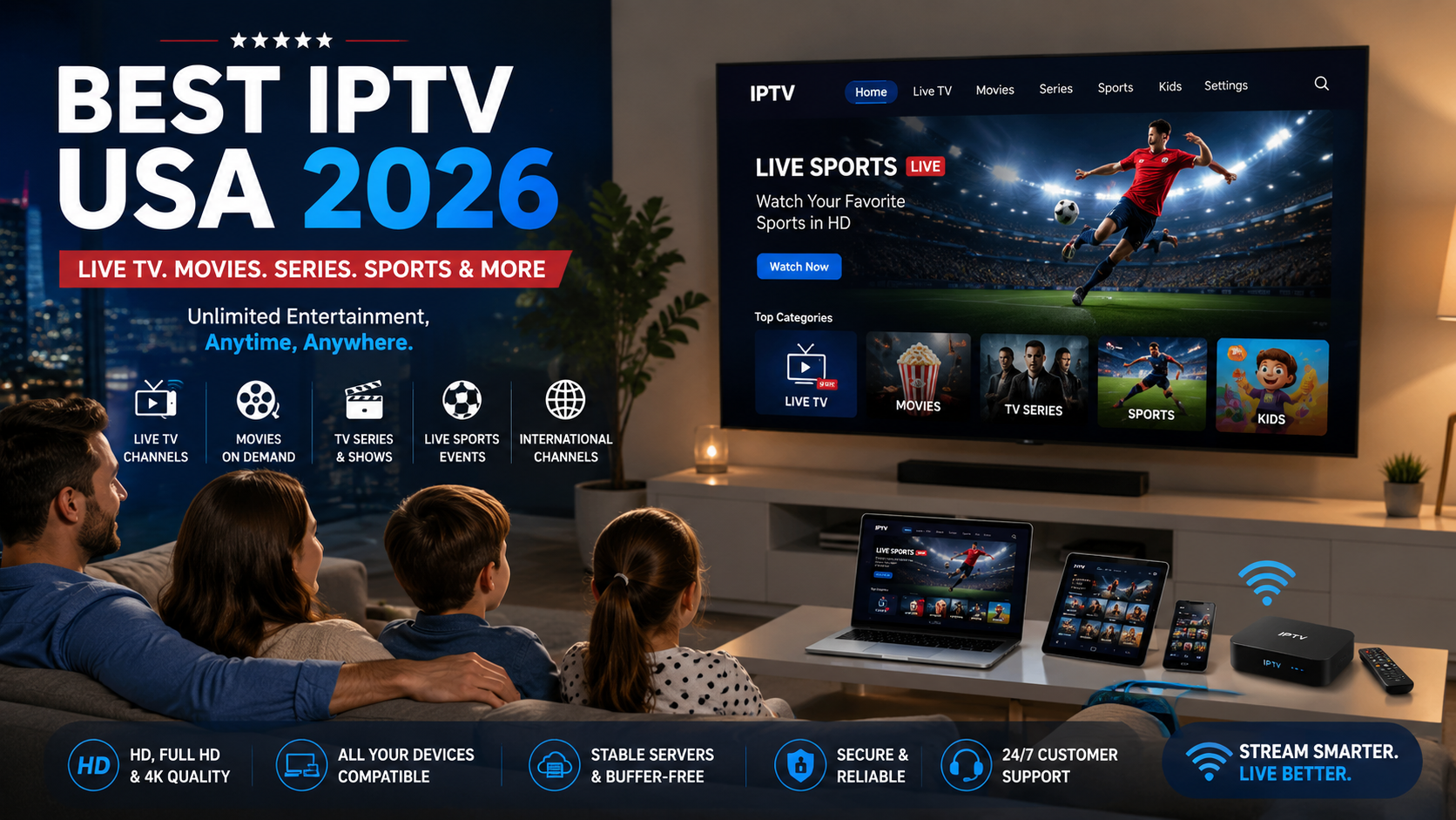 Best IPTV USA